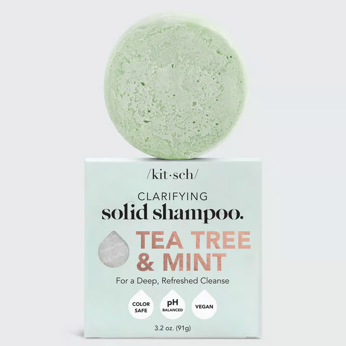 Kitsch Tea Tree + Mint Clarifying Shampoo Bar 3.2oz