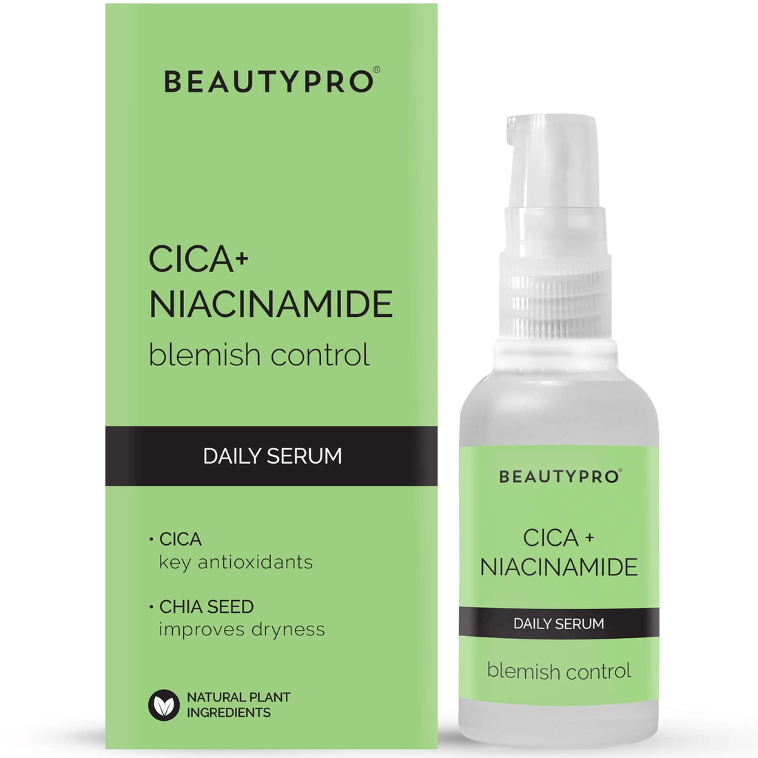 BeautyPro Cica + Niacinamide Blemish Control Serum 30ml
