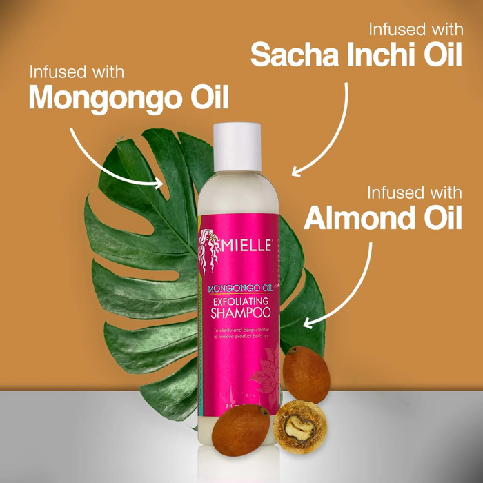 Mielle Organics Mongongo Oil Exfoliating Shampoo 8oz — Kiyo Beauty