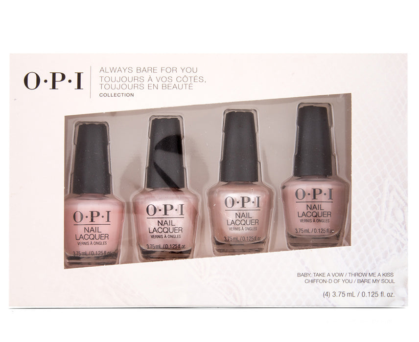 OPI Always Bare For You Mini Collection 4 x 3.75ml