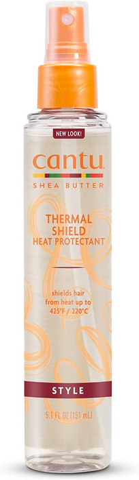 Cantu Shea Butter Thermal Shield Heat Protectant Spray 5oz Kiyo