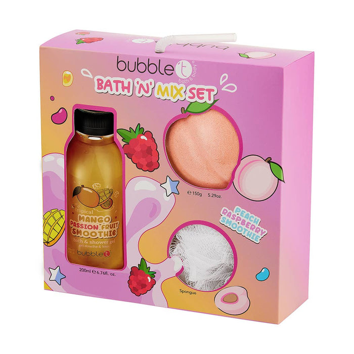 Bubble T Smoothie Bath n' Mix Gift Set - 3 pc Set