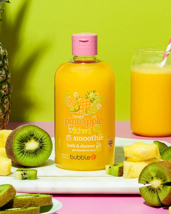 Bubble T Pineapple & Kiwi Smoothie Body Wash (500ml)