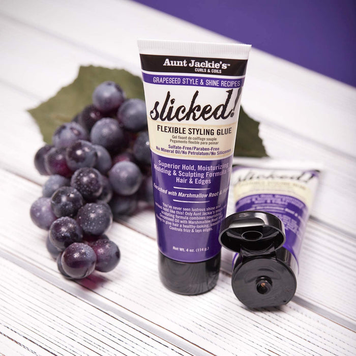 Aunt Jackie's Grapeseed SLICKED! Flexible Styling Glue 113ml