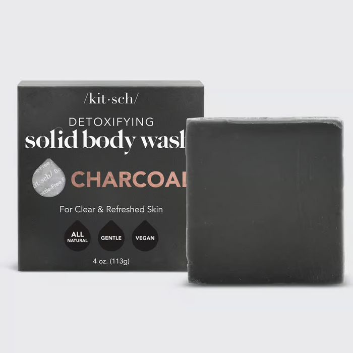 Kitsch Charcoal Detoxifying Body Wash Bar 4oz