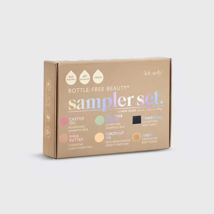 Kitsch Shampoo & Body Wash 6 Piece Sampler