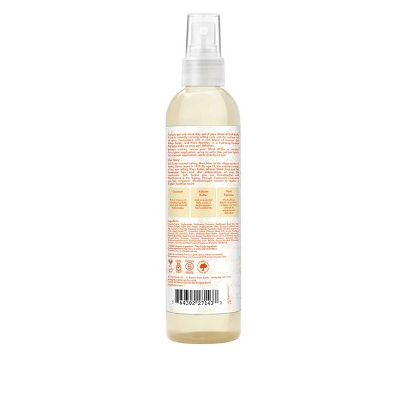 Sheamoisture COCONUT CUSTARD MAKE IT LAST WASH N' GO CURL REVIVAL OIL 8oz