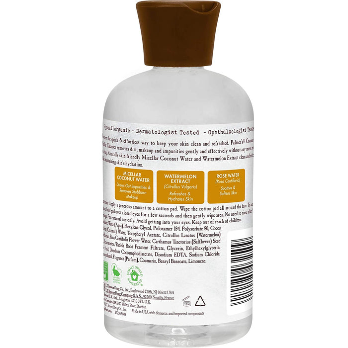 Palmer's Coconut Oil Formula Coconut Water Micellar Cleansing Water 12oz