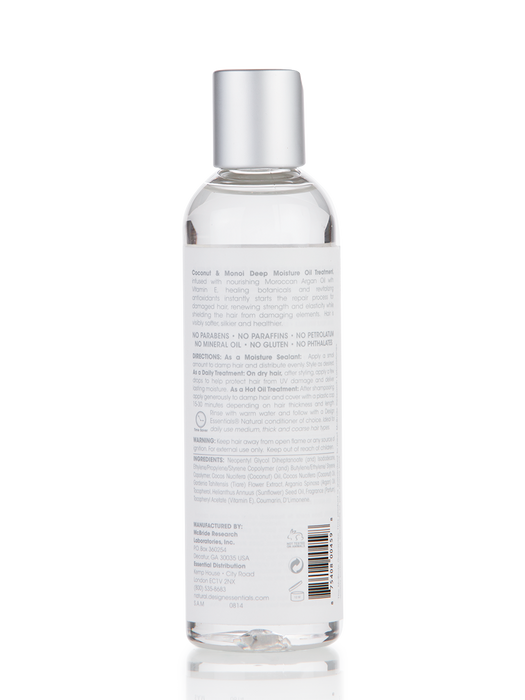 Design Essentials Natural Coconut & Monoi Deep Moisture Oil Treatment 4oz
