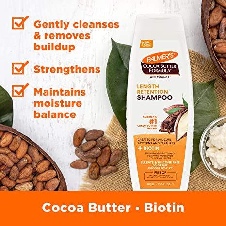 Palmer's Cocoa Butter & Biotin Length Retention Shampoo, 13.5oz