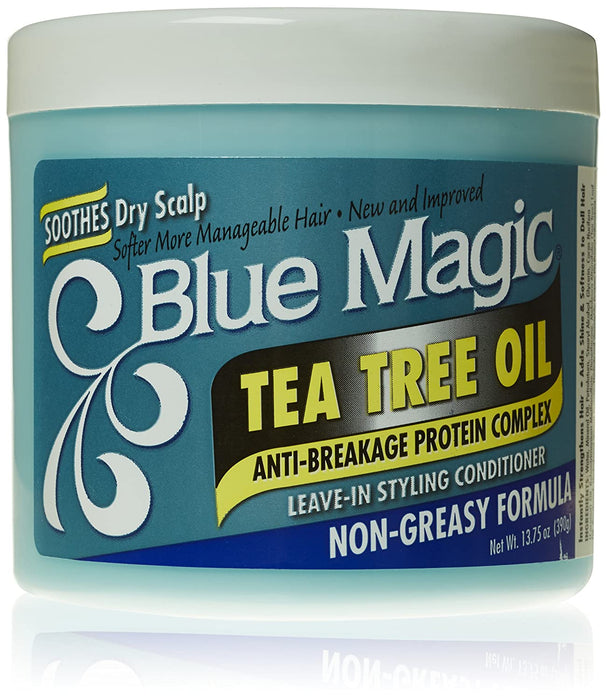 Blue Magic Tea Tree Oil Leave In Styling Conditioner 13.75oz