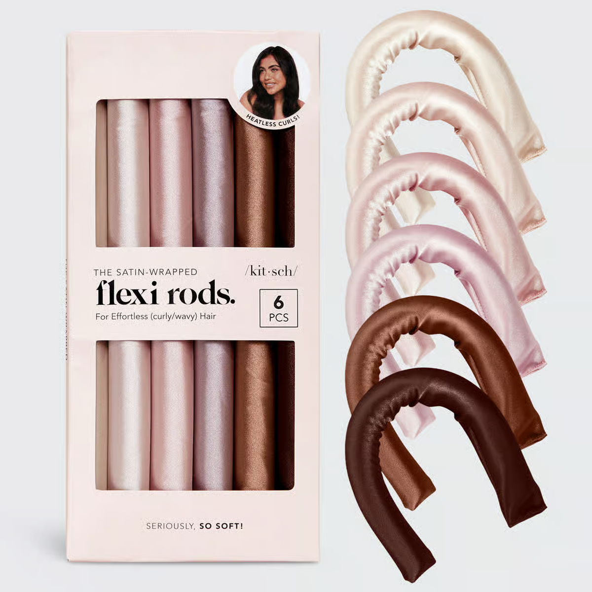 kitsch satin flexi rods