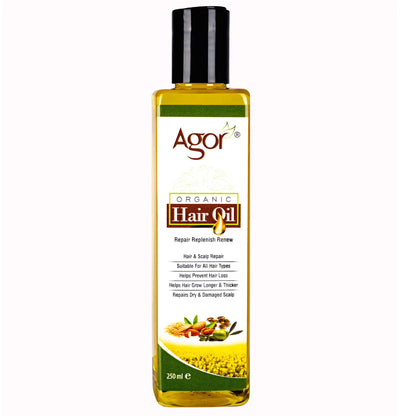 Agor Organic Hair Oil 250ml
