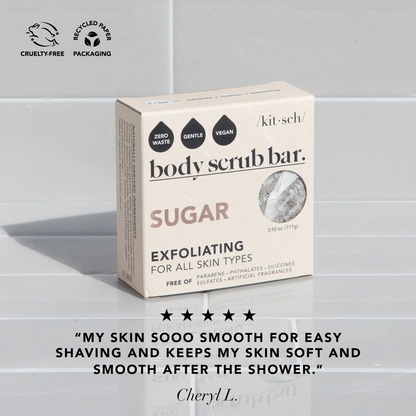 Kitsch Sugar Exfoliating Body Scrub Bar 4oz