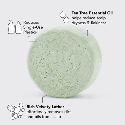 Kitsch Tea Tree + Mint Clarifying Shampoo Bar 3.2oz