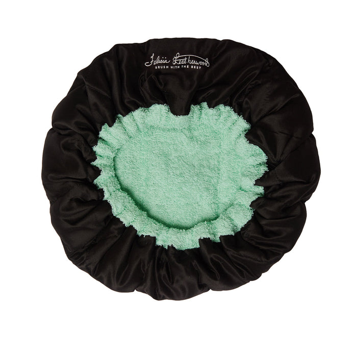 Felicia Leatherwood Flaxseed Bonnet For Deep Conditioning - Turquoise
