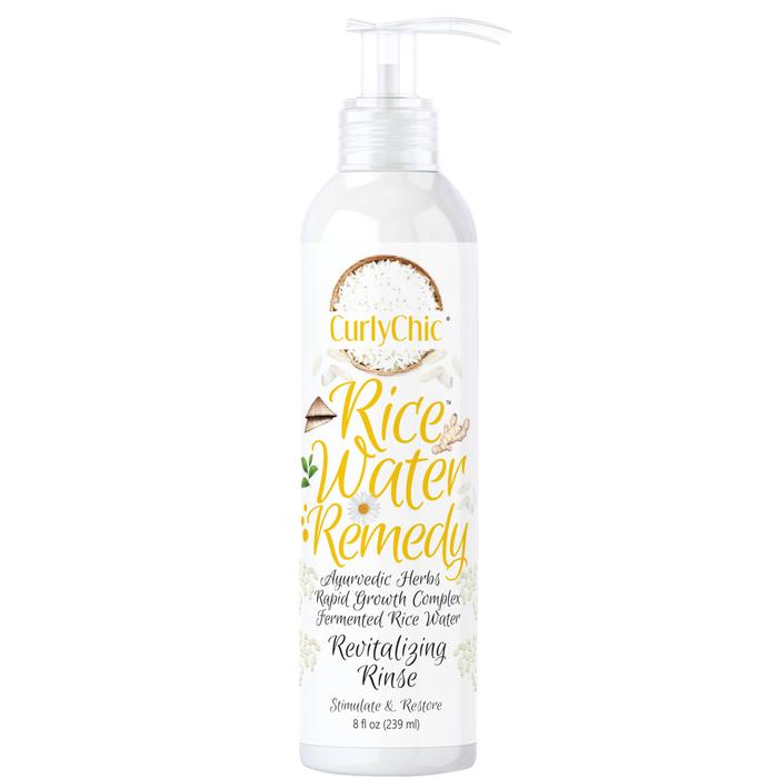 CurlyChic Rice Water Remedy Revitalizing Rinse 8oz