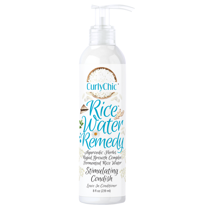 CurlyChic Rice Water Remedy Stimulating Condish 8oz
