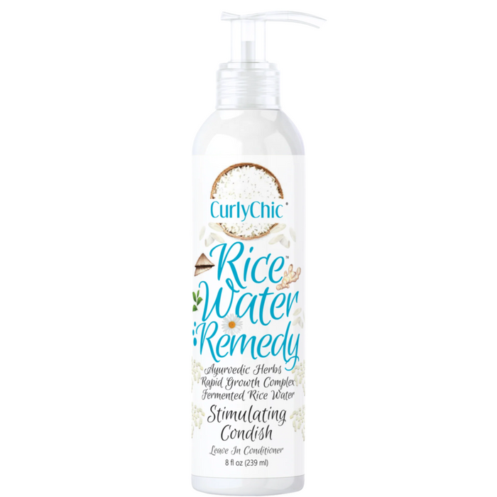 CurlyChic Rice Water Remedy Stimulating Condish 8oz