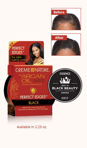 Creme of Nature Argan Perfect Edges™ Black 2.25oz