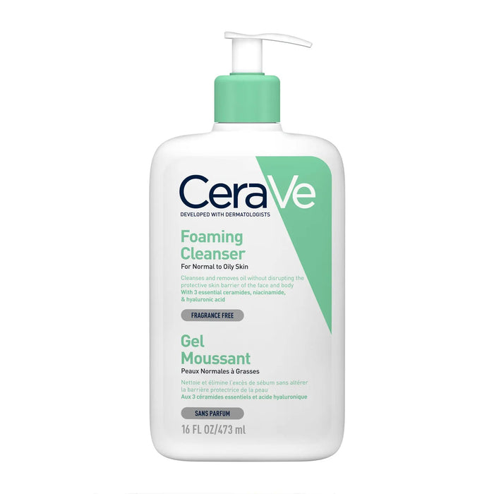 CeraVe Foaming Cleanser for Normal to Oily Skin