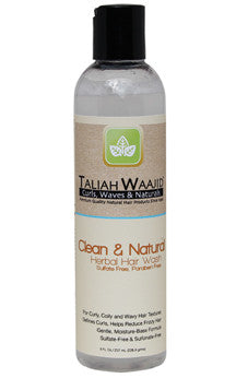 Taliah Waajid Clean & Natural Herbal Hair Wash 8 oz