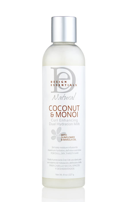 Design Essentials Natural Coconut & Monoi Curl Enhancing Dual Hydration Milk 8oz
