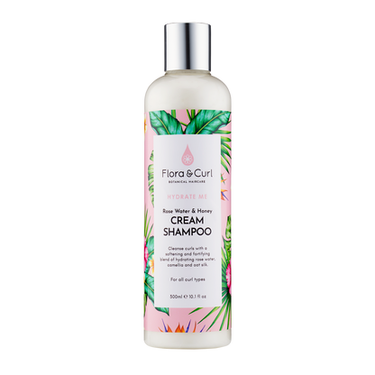 Flora &amp; Curl Rose Water Cream Shampoo 300ml