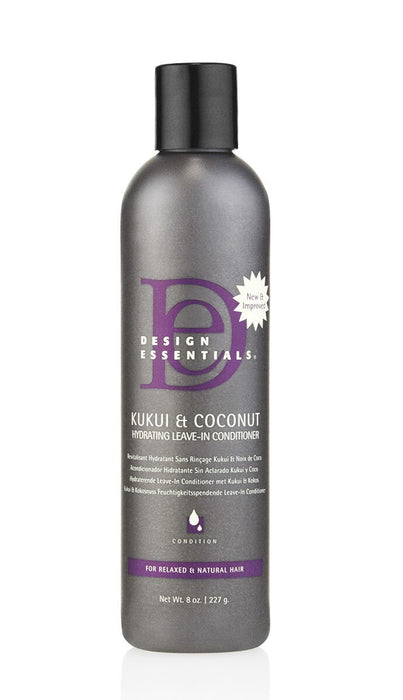 Design Essentials Kukui & Coconut Hydrating Leave-In Conditioner 8oz