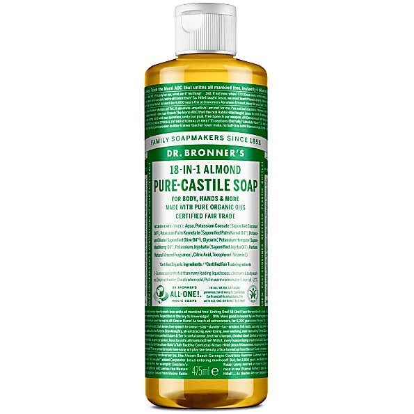 Dr Bronner's Almond Pure-Castile Liquid Soap