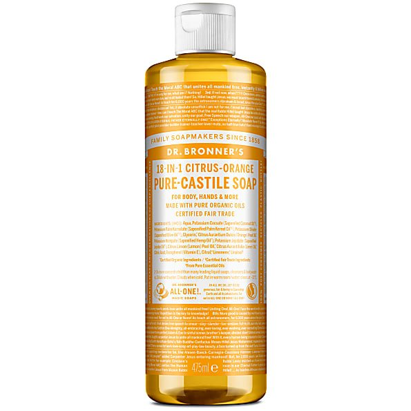 Dr Bronner's Citrus Pure-Castile Liquid Soap