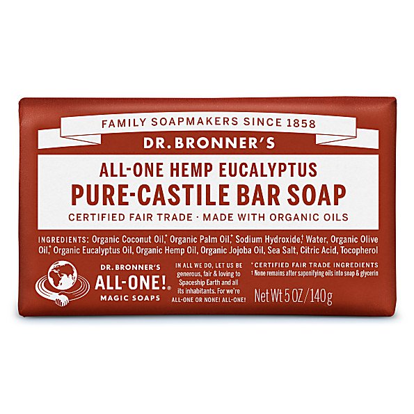PURE-CASTILE BAR SOAP - EUCALYPTUS