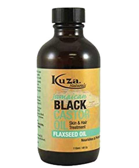 Kuza Naturals Jamaican Black Castor Oil Flaxseed Oil 4oz