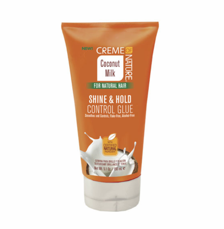 Creme of Nature Coconut Milk For Natural Hair Shine & Hold Control Glue 5.1oz