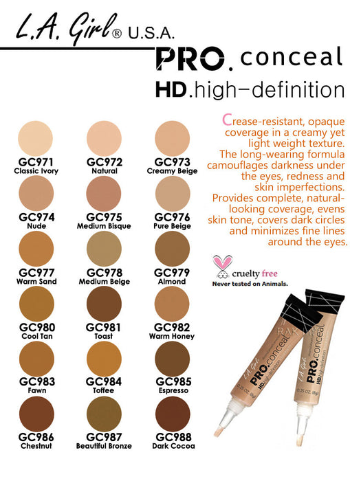 L.A. Girl HD Pro Conceal Kiyo Beauty