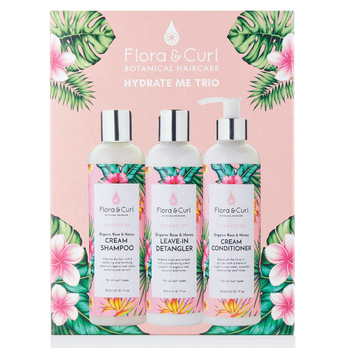 Flora & Curl Hydrate Me Trio Gift Set