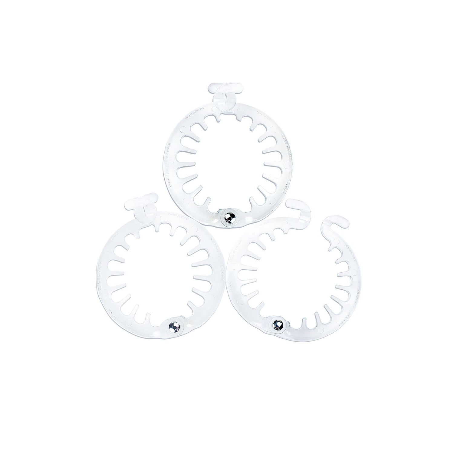 PuffCuff Mini Pack - 2.5 inch (3 Pcs)- Clear