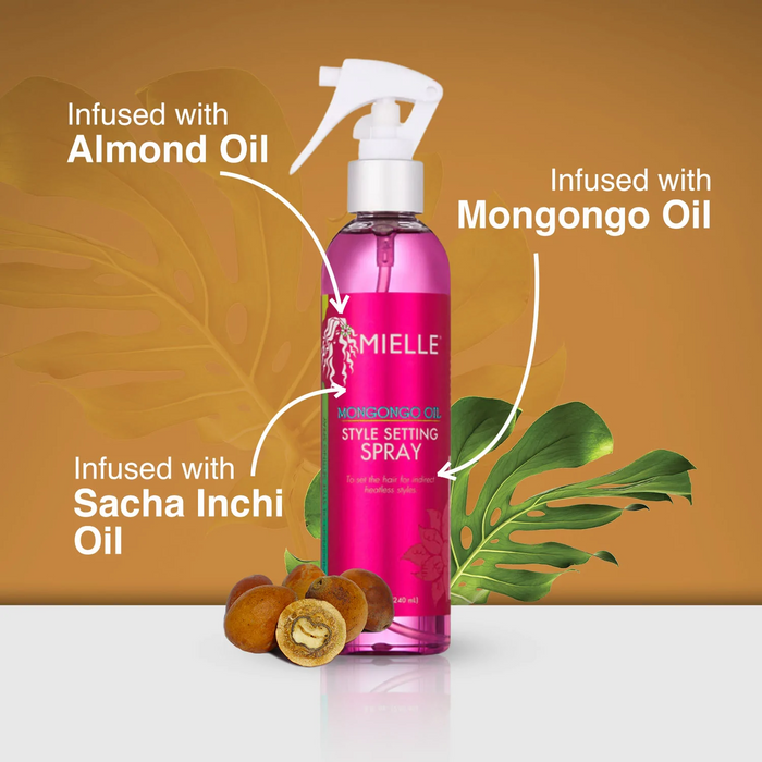 Mielle Organics Mongongo Oil Style Setting Spray 8oz