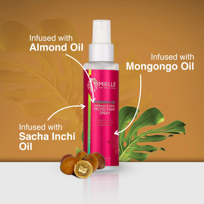 Mielle Organics Mongongo Oil Thermal &amp; Heat Protectant Spray 4oz