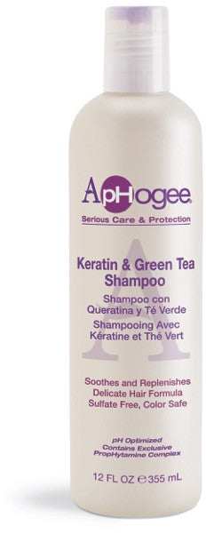 Aphogee Keratin & Green Tea Shampoo 12oz