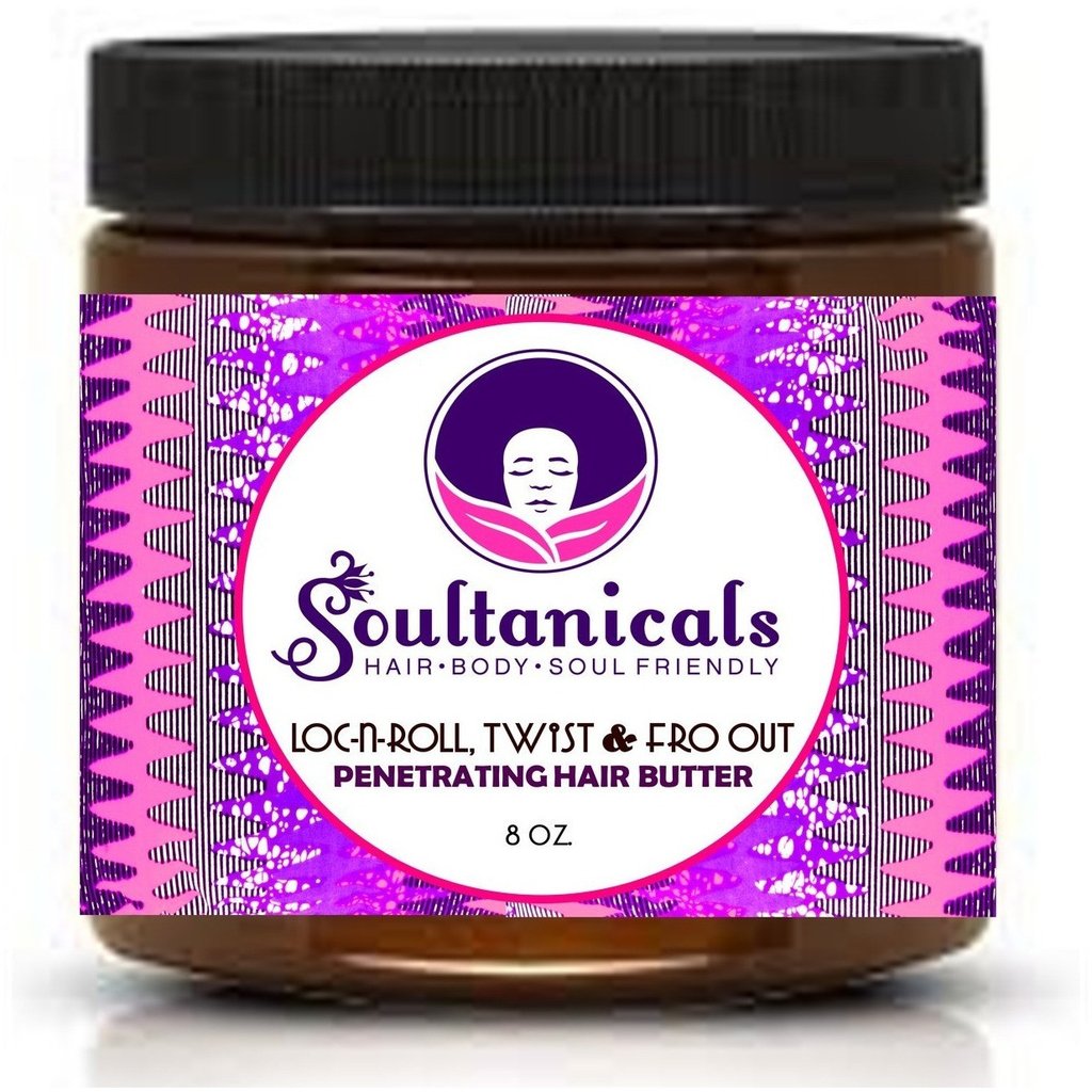 Soultanicals Loc-N-roll, Twist &amp; Fro Out Penetrating Hair Butter 8oz