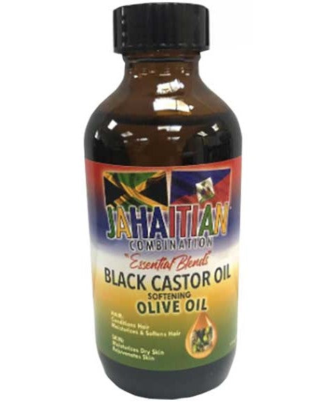Jahaitian Combination Black Castor Oil Olive Oil 4oz