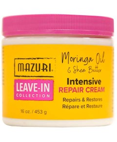 Mazuri Moringa Oil And Shea Butter Intensive Repair Cream 16oz