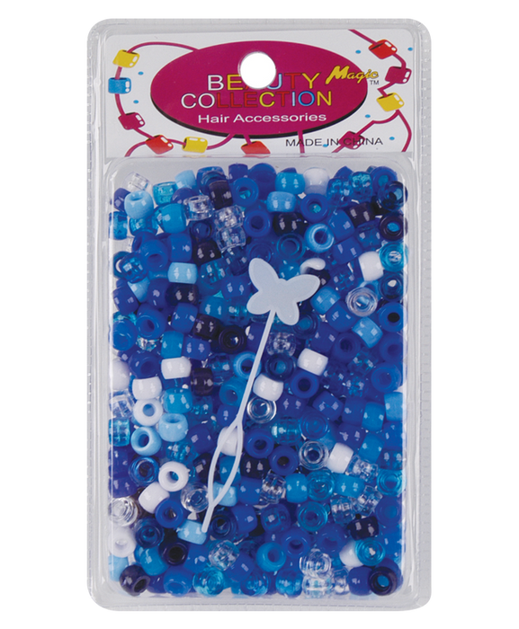 Magic Beauty Collection Hair Beads  - Blue Assorted