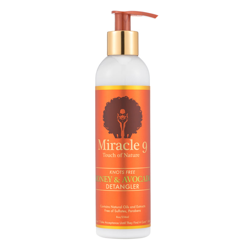 Miracle 9 Knots Free Honey & Avocado Detangler 8oz