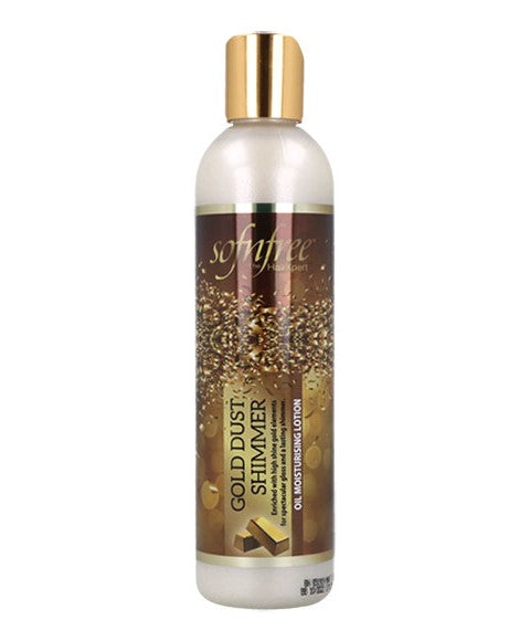 Sofn’free Gold Dust Shimmer Oil Moisturising Lotion 8.45oz