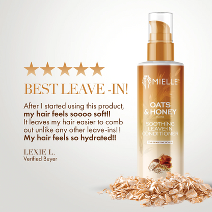 Mielle Organics Oats &amp; Honey Soothing Leave-In Conditioner 6oz