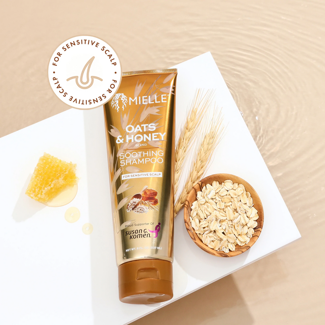Mielle Organics Oats & Honey Soothing Shampoo 8oz
