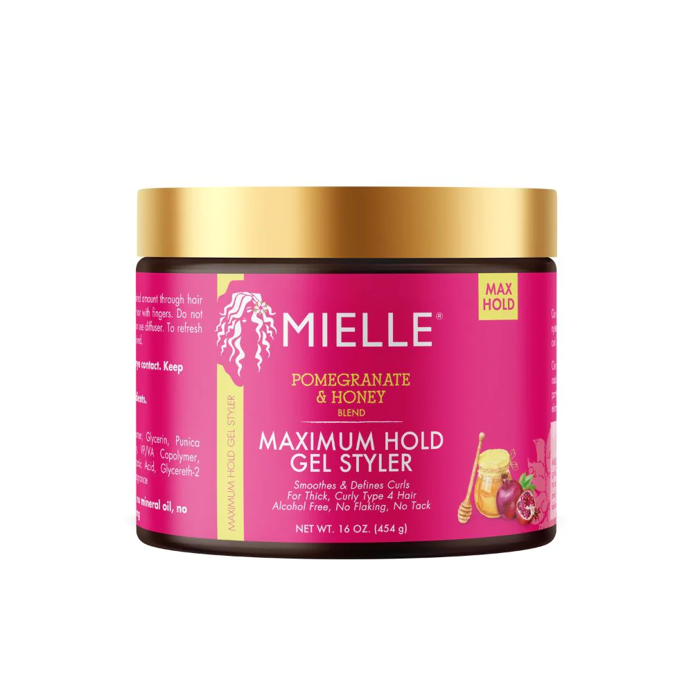 Mielle Organics Pomegranate &amp; Honey Maximum Hold Gel Styler 16oz