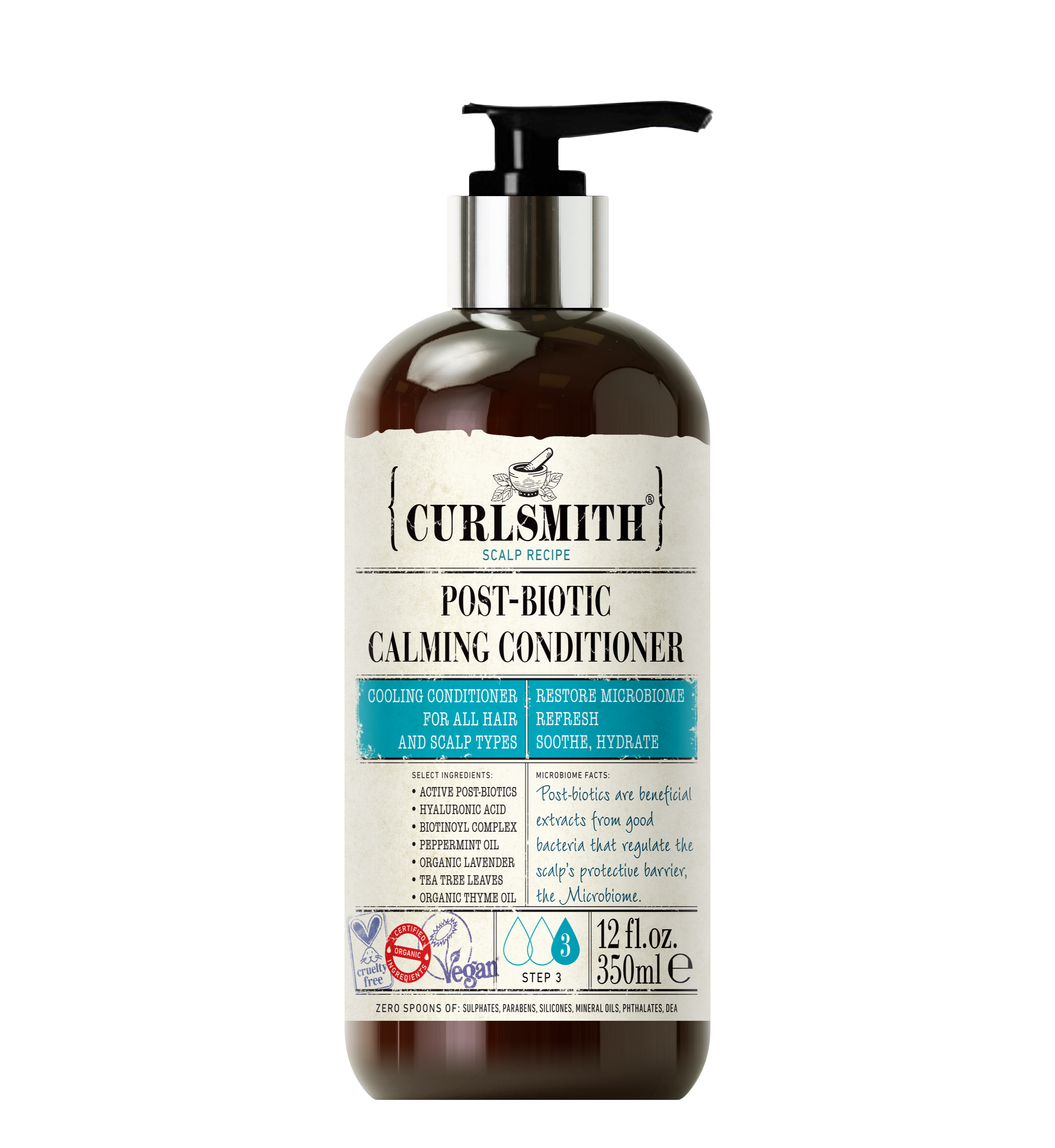 Curlsmith Post-Biotic Calming Conditioner 350ml